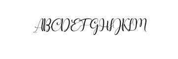 shunligh Font UPPERCASE