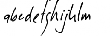 Sheepman Italic Font LOWERCASE
