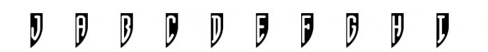 Shield Three Black Font OTHER CHARS