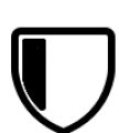 Shield Three White Font LOWERCASE