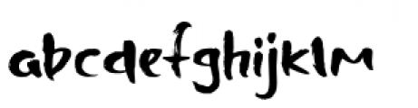 Shinano Regular Font LOWERCASE