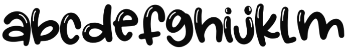 Shiner Regular Font LOWERCASE