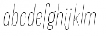 Shiva Italic Font LOWERCASE