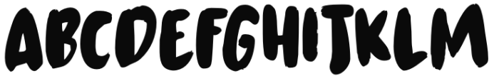 Shoganai Brush Font UPPERCASE