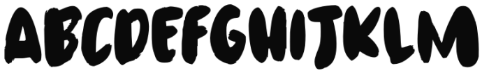 Shoganai Brush Font LOWERCASE