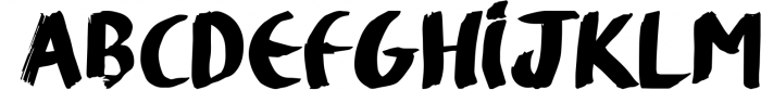 Shandala Brush Typeface Font LOWERCASE