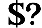 Sharon - Futuristic Serif Font OTHER CHARS