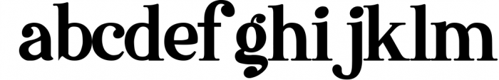Sharon - Futuristic Serif Font LOWERCASE