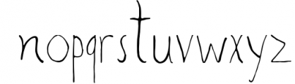 Sharoon Handwritten Sans Serif Font Font LOWERCASE