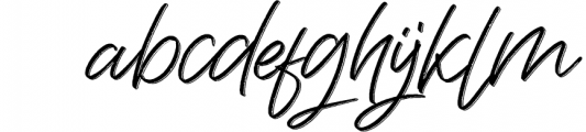 Shegottaka | Drybrush Handwriting Script Font Font LOWERCASE