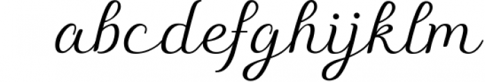Shelly Script Font LOWERCASE
