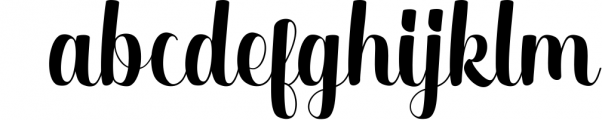 Shemory Script Font LOWERCASE