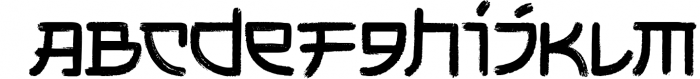 Shikamaru - Japanese Style Font LOWERCASE