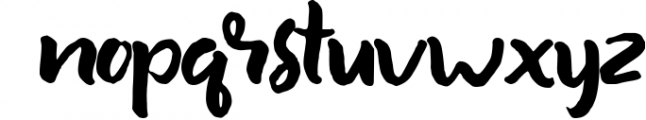 ShineBrush Font LOWERCASE