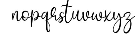 Shmoopie Script Font LOWERCASE