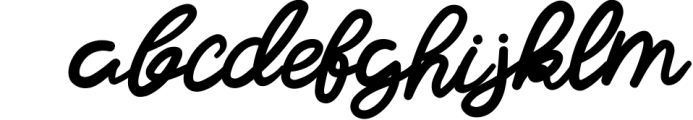 Shoelace - A Bouncy Handwritten Script Font Font LOWERCASE