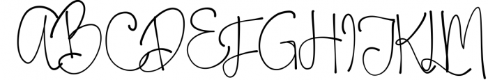 Shonia - Handwritten Font with alternate Font UPPERCASE