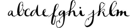 Short Lov - A Script Font Font LOWERCASE
