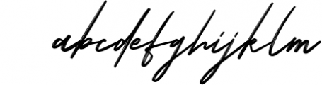 Shoterns Signature Brush Font 1 Font LOWERCASE
