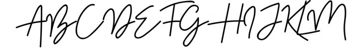 Shutter Stone - Signature Script Font UPPERCASE