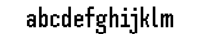 SH Pinscher Regular Font LOWERCASE
