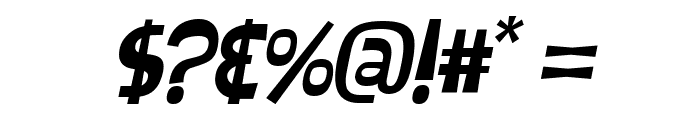 SHEROO Italic Font OTHER CHARS