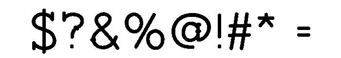 SHIPCREW Font OTHER CHARS