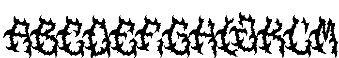 SHORK Font UPPERCASE