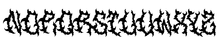 SHORK Font UPPERCASE