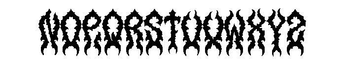 SHORK Font LOWERCASE