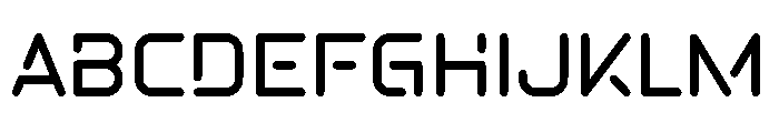 SHUTTLE-X Font UPPERCASE