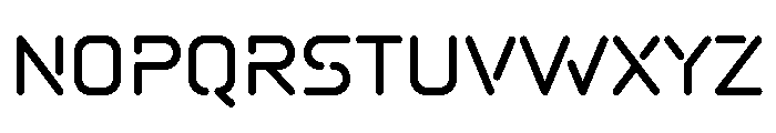 SHUTTLE-X Font UPPERCASE