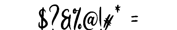 Shabina Font OTHER CHARS