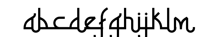 Shabyan Font LOWERCASE