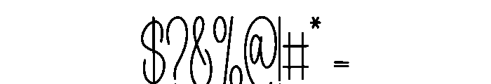 Shack Font OTHER CHARS