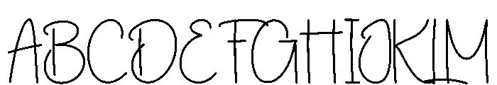 Shack Font UPPERCASE