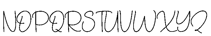 Shack Font UPPERCASE