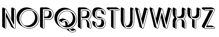 Shadded South Font LOWERCASE