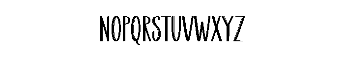 Shading Font LOWERCASE