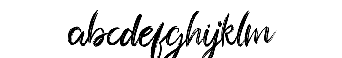 Shadow Brush Font LOWERCASE