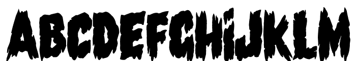 Shadow of the deads Over Font UPPERCASE