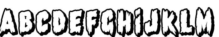 Shadow of the deads Font UPPERCASE