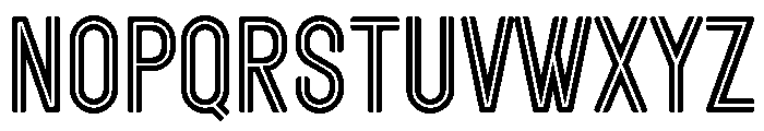 ShakeratoPERSONALInline Font UPPERCASE