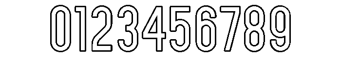 ShakeratoPERSONALOutline Font OTHER CHARS