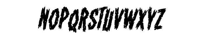 ShallowGraveBB-Italic Font LOWERCASE