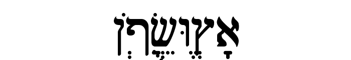 Shalom Old Style Font UPPERCASE