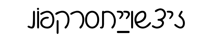 Shalom Script Font LOWERCASE