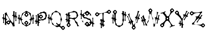 Shamantics Gothick Font UPPERCASE