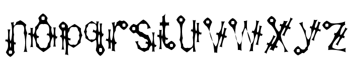 Shamantics Gothick Font LOWERCASE