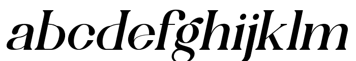 Shandora DEMO Italic Font LOWERCASE